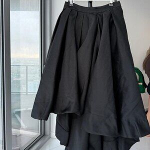 Asymmetrical black skirt | Hutch